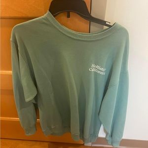 Hollister green crewneck/sweatshirt size XS, fits like a M-L